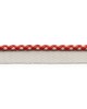 Schumacher Trim KEachTON LIP CORD RED