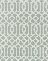 Imperial Trellis Sisal Sky by  Schumacher Wallpaper 