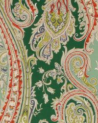 Fun Paisley Billiard Green by   