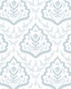 Stout Wallpaper W7842 FLORAL PAISLEY 1 MOONSTONE