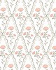 Stout Wallpaper W7848 SCALLOP FLORAL 1 BLOSSOM