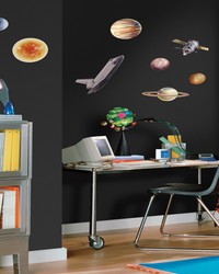 SPACE TRAVEL PEEL  STICK WALL DECALS by   