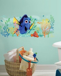 FINDING DORY AND NEMO PEEL AND STICK GIANT WALL GRAPHIC by   