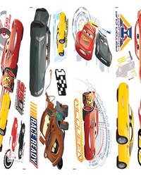 CARS 3 PEEL AND STICK WALL DECALS by  Roommates 