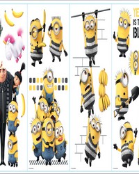 DESPICABLE ME 3 PEEL AND STICK WALL DECALS by   