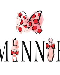 MINNIE MOUSE PERFUME PEEL AND STICK WALL DECALS by   