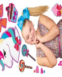 JOJO SIWA UNICORN DREAM PEEL AND STICK GIANT WALL DECALS by   