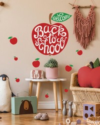 Back to School Apple Wall Decals by   