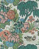 1838 Wallcoverings MANDARIN GARDEN (WP) # 02 CORAL