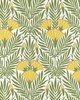 1838 Wallcoverings FLORAL FANFARE (WP) # 01 VIVID YELLOW