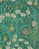 1838 Wallcoverings FLOWER MEADOW (WP) # 02 FOREST