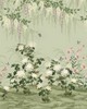 1838 Wallcoverings WISTERIA BLOOM (WP) 03 PISTACHIO
