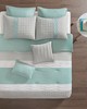 Olliix Tinsley 8 Piece Comforter Set Seafoam/Grey