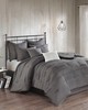 Olliix Jenda 8 Piece Comforter Set Grey