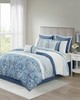 Olliix Shawnee 8 Piece  Comforter Set Blue