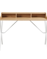 Laurel Laurel Desk Natural White by  Kasmir 