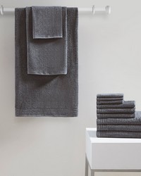 Big Bundle 100 Cotton Quick Dry 12 Piece Bath Towel Set Grey by   
