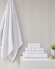 Olliix Aegean 100% Turkish Cotton 6 Piece Towel Set White