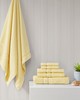 Olliix Aegean 100% Turkish Cotton 6 Piece Towel Set Yellow