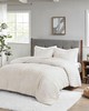 Olliix Arctic Fur Down Alternative Comforter Mini Set Ivory