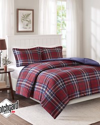 Bernard 3M Scotchgard Down Alternative Comforter Mini Set Red Twin by   