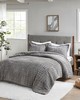 Olliix Arctic Fur Down Alternative Comforter Mini Set Grey