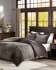 Olliix Parker Plush Down Alternative Comforter Set Grey