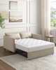 Olliix Holden Waterproof Sofa Bed Mattress Pad White