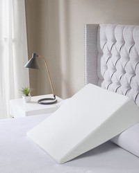 Memory Foam Wedge Pillow White by   