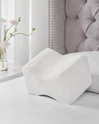 Memory Foam Knee Pillow White by   