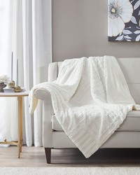 Arctic Ultra Plush Down Alternative Throw Ivory by   