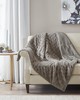 Olliix Arctic Ultra Plush Down Alternative Throw Grey