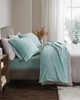 Olliix Soloft Plush Micro Plush Sheet Set Aqua