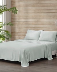 Tencel Polyester Blend Sheet Set Sage Twin by   