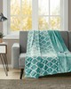 Olliix Heated Ogee Throw Aqua