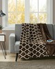 Olliix Heated Ogee Throw Brown