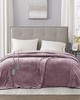 Olliix Heated Plush Blanket Lavender