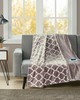 Olliix Heated Ogee Throw Lavender