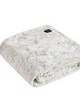 Olliix Zuri Faux Fur Heated Wrap with Built-in Controller Snow Leopard