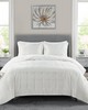 Olliix Ames 3 Piece Charmeuse Coverlet set Ivory