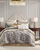 Olliix Julius 4 Piece Comforter Set Blue/Grey