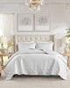 Olliix Versailles 3 Piece Grey Quilt Set Grey