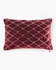 Olliix Aumont Oblong Decor Pillow Burgundy