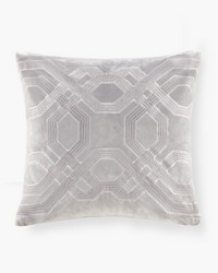 Biron Square Decor Pillow Silver by   