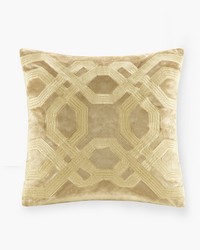 Biron Square Decor Pillow Gold by   