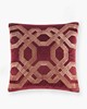 Olliix Biron Square Decor Pillow Burgundy