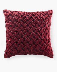 Winchester Square Decor Pillow Burgundy by   