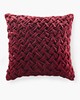 Olliix Winchester Square Decor Pillow Burgundy