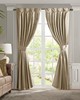 Olliix Avignon Pleat Curtain Panel with Tieback (Single) Champagne