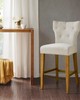 Olliix Avila Tufted Back Counter Stool Cream